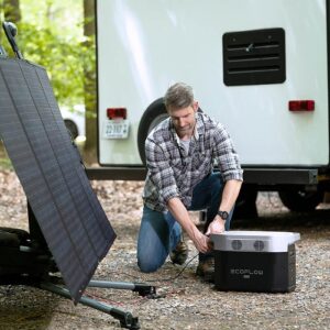 Ecoflow Delta Max 2000 (EU) travel powerstation met zonnepaneel