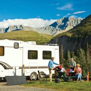 Met de Ecoflow Soalr Panel 110W voorzie je je camper van stroom