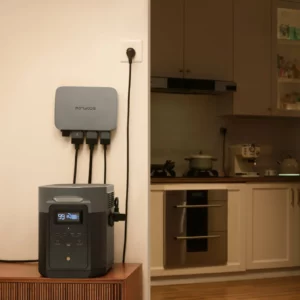 EcoFlow PowerStream 600W Micro-omvormer in de keuken
