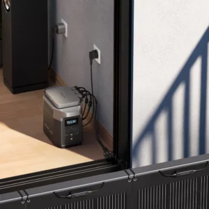 EcoFlow PowerStream 600W Micro-omvormer in de woonkamer