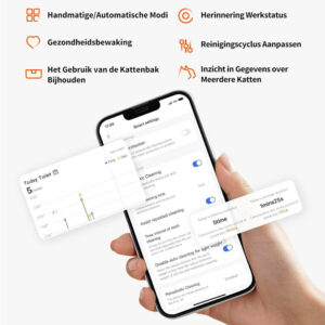 PetKit Pura MAX bediening via app