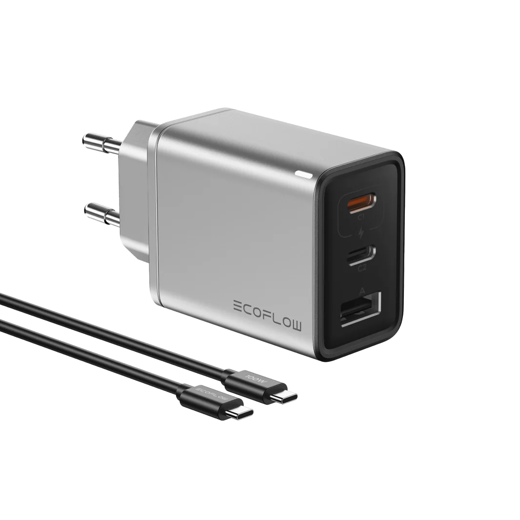 Ecoflow RAPID 65W GaN Charger met 100W Kabel