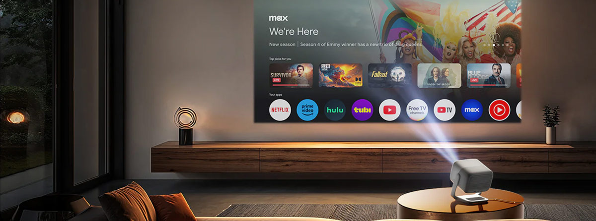 JMGO N1S beamer met Android TV