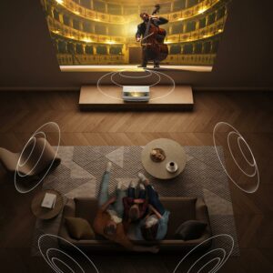 XGIMI AURA 2 levensechte audioervaring met Harman:Kardon audio