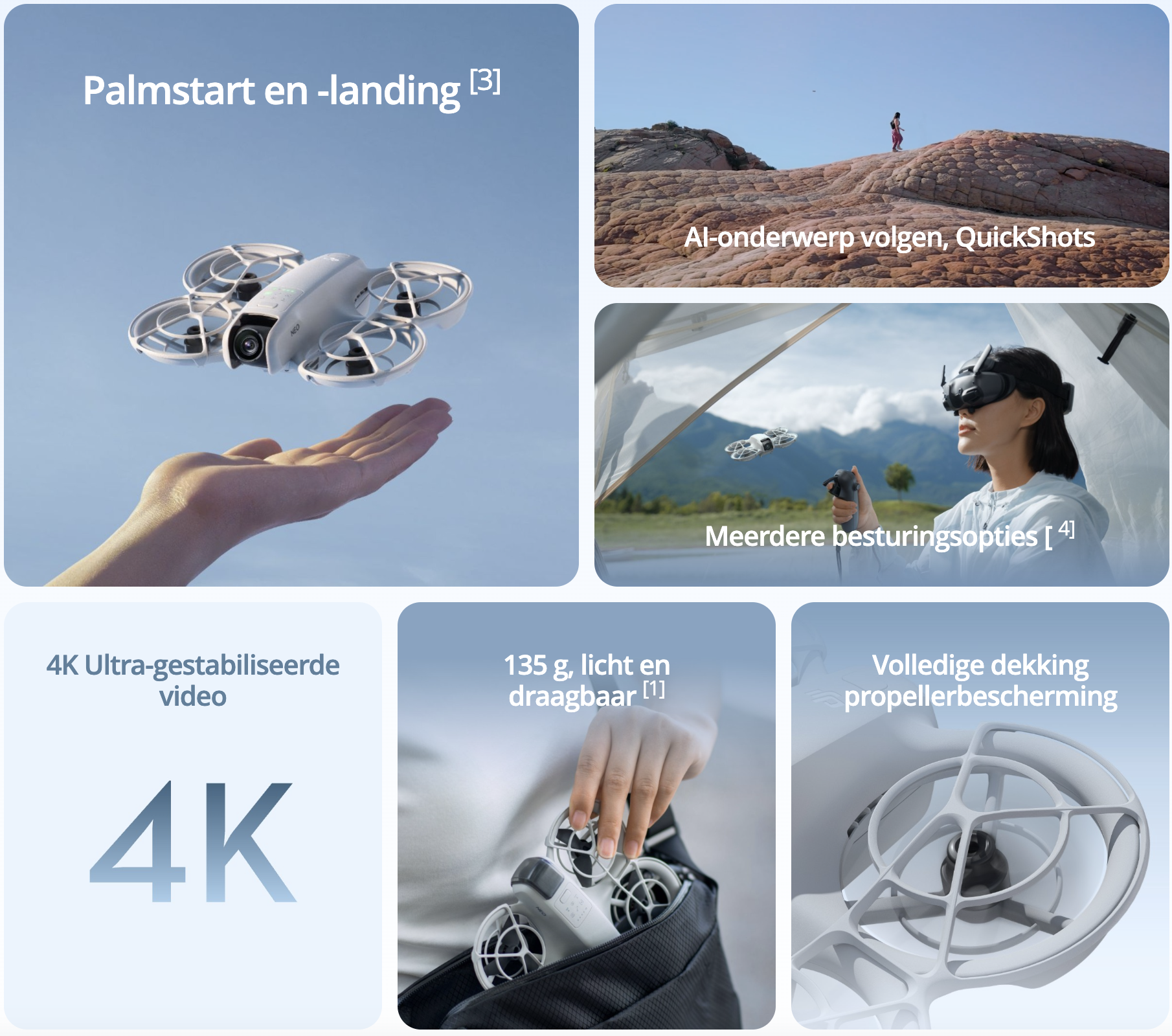 DJI Neo belangrijkste eigenschappen