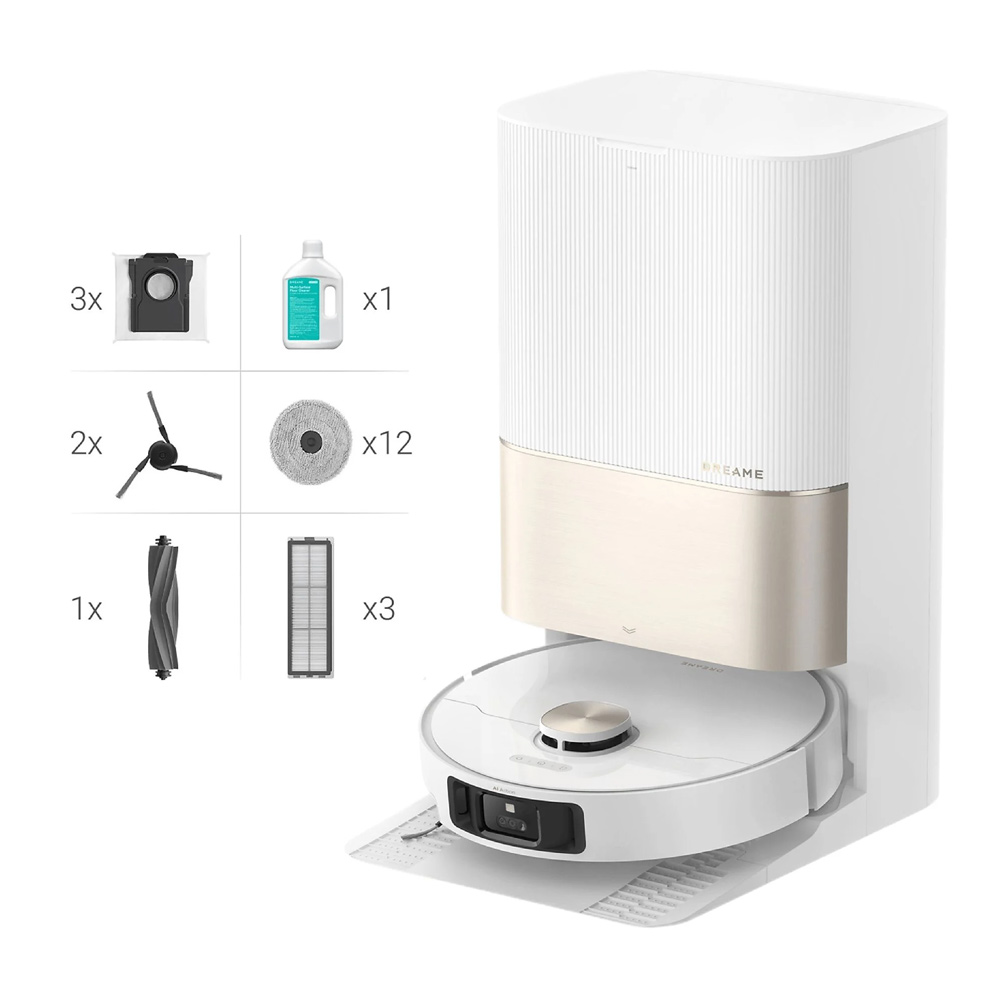 Dreame X40 Ultra Complete White in de verpakking