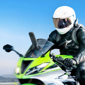 Insta360 X4 Motorcycle Kit XXL bevestiging op het windscherm van de motor