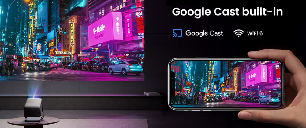 JMGO N1S Ultimate beamer ingebouwde chromecast