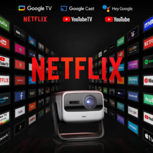 JMGO N1S Ultimate beamer met android tv chromecaset en 10000 apps