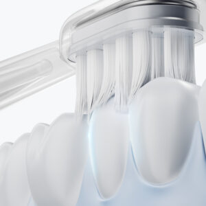 Laifen Wave Stainless Steel tandeborstel met intelligente opzetborstels met contragewicht