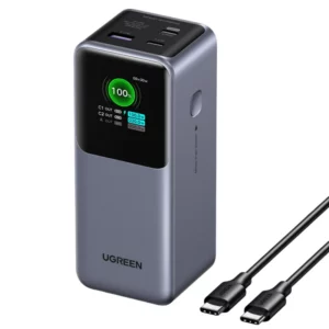 UGREEN 20000mAh Powerbank 130W compacte en lichtgewicht powerbank voor laptop, tablet en telefoon