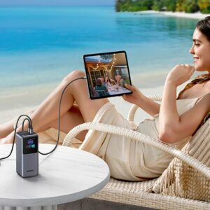 UGREEN 20000mAh Powerbank 130W voor strandvakanties