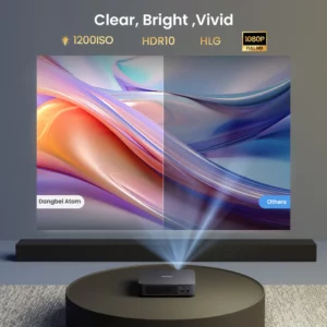 Dangbei Atom mini beamer met de hoogste beeldkwaliteit