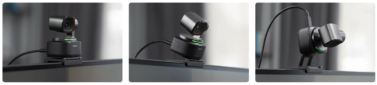 OBSBOT Tiny 2 bevestiging op tablet of laptop