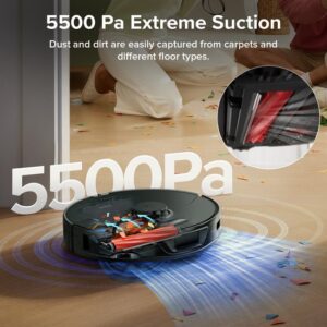 Roborock S7 Max Ultra Black hoge zuigkracht