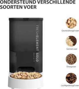 PETKIT Fresh Element Solo Black verschillende soorten voer