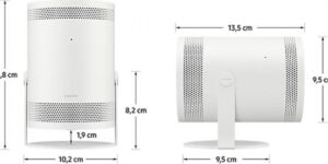 Samsung The Freestyle 2nd Gen afmetingen